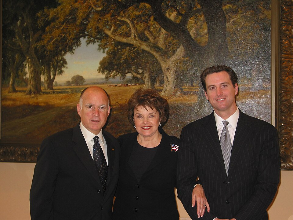 Brown, Feinstein, Newsome