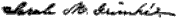 Signature of Sarah Moore Grimké (1792–1873)