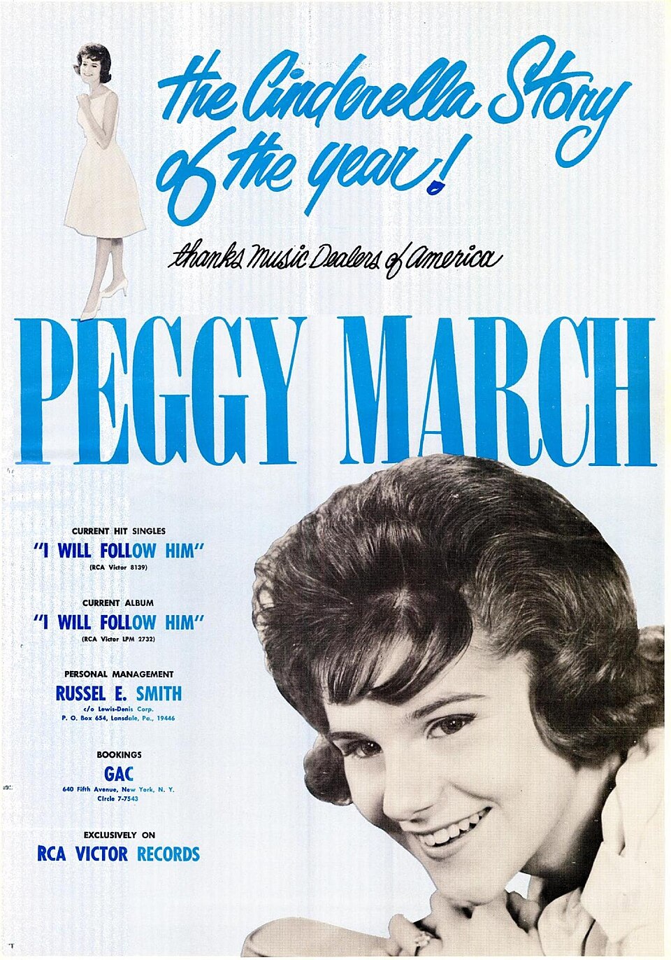 Peggy March - Billboard ad 1963