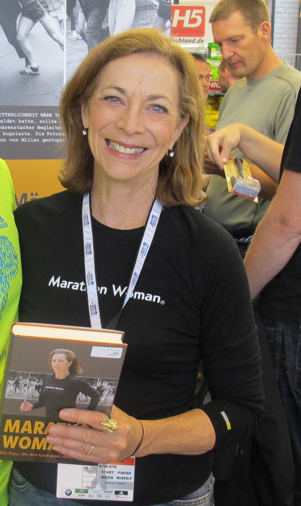 Kathrine Switzer at the 2011 Berlin Marathon Expo