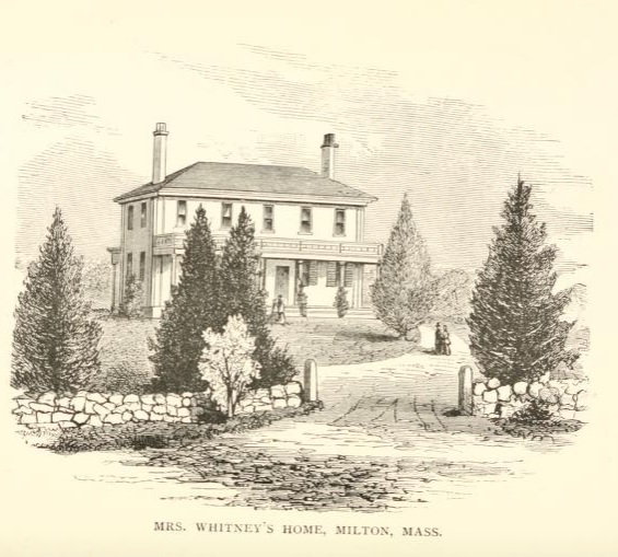 Mrs. Whitney's home, Milton, Mass