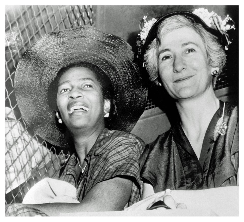 Claudia Jones and Betty Gannett