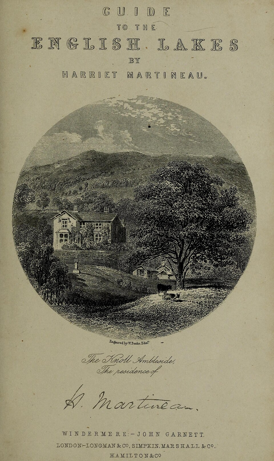A complete guide to the English lakes - with frontispiece, travelling maps, and an account of the flowering plants, ferns, and mosses of the district, and a complete directory (1858) (20483697760)