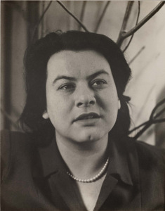 Muriel Rukeyser by Imogen Cunningham, 1945
