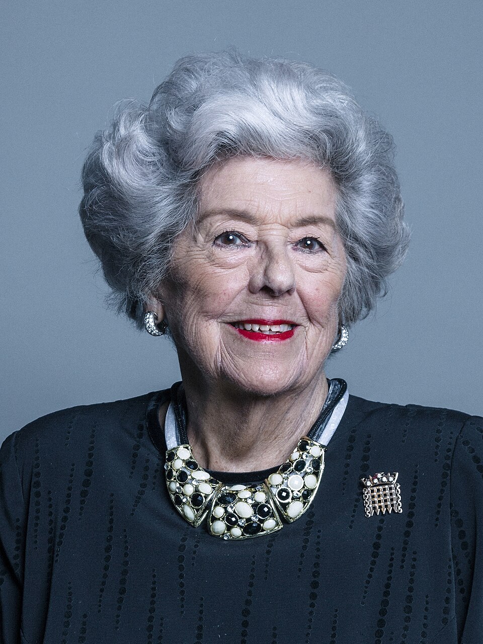 Official portrait of Baroness Boothroyd (cropped)