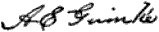 Signature of Angelina Emily Grimké Weld (1805–1879)