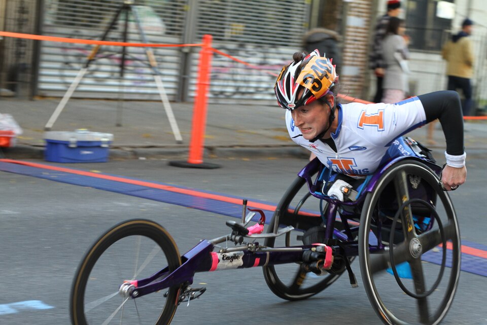 NYC Marathon wheelchair