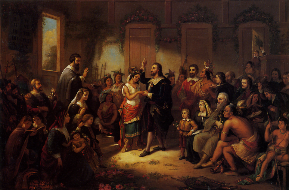 Marriage of Pocahontas