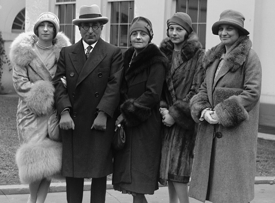 Willebrandt and Mayer family at White House