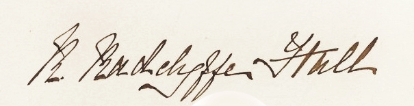 Houghton MS Eng 569.74 - Radclyffe Hall, signature