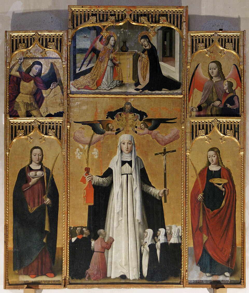 3481 Taggia (Italie) - Rétable de Ste Catherine de Sienne (Attr.L.Brea vers 1490)