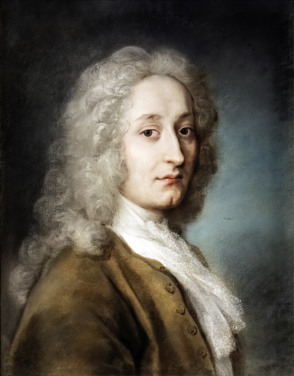 (Treviso) The painter Antoine Watteau by Rosalba Carriera - Museo civico di Santa Caterina