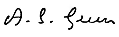 Alice Stopford Green Signature
