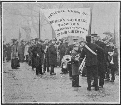 Band at the Mud March