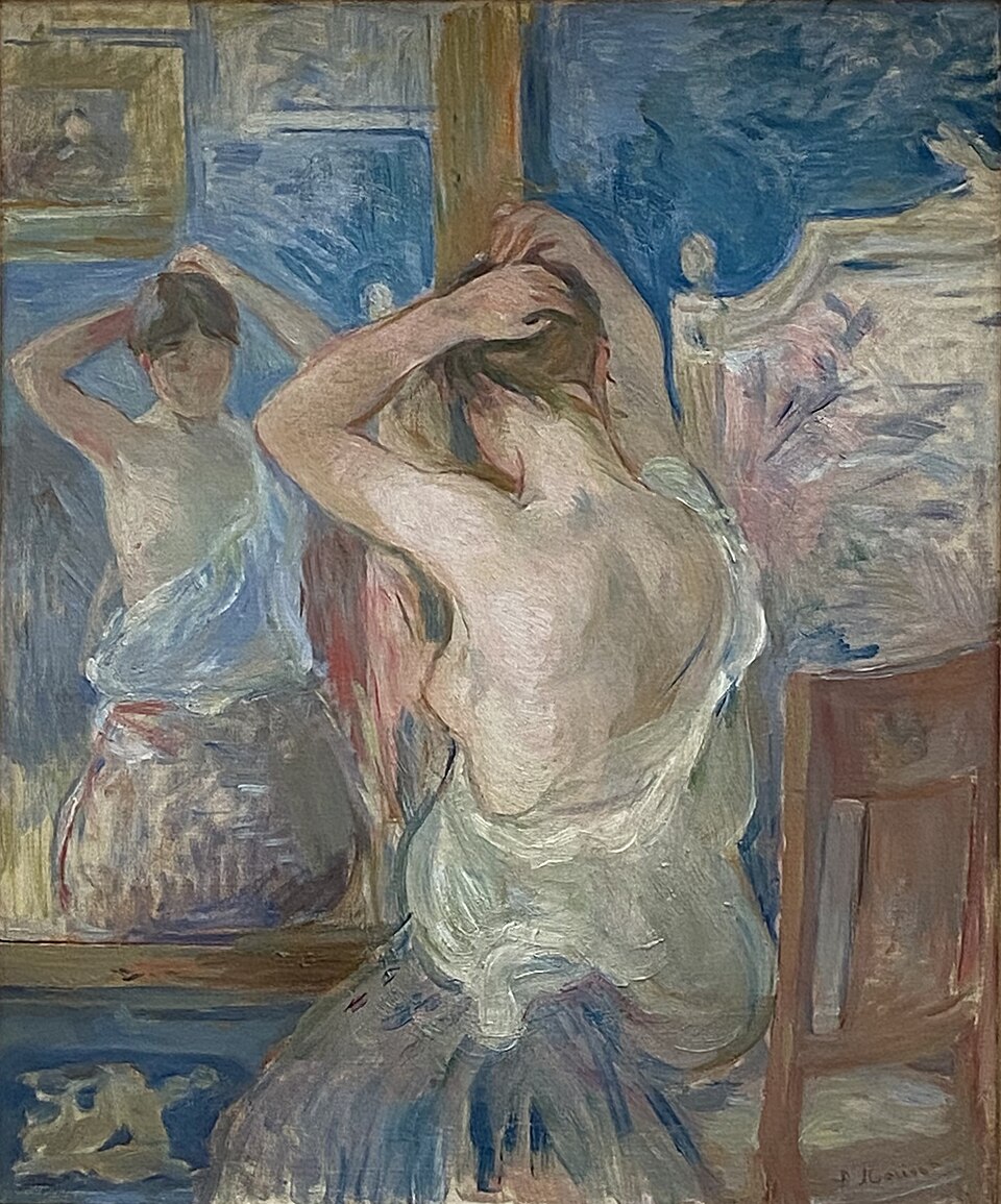 Before the Mirror by Berthe Morisot