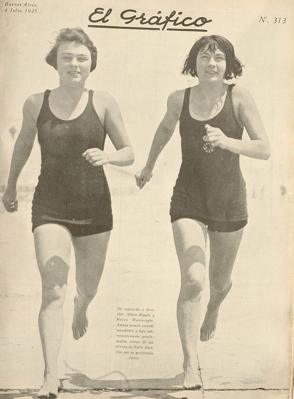 Aileen Rigin y Helen Wainwright - El Gráfico 313