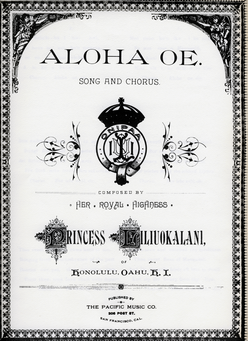 Aloha oe song 01