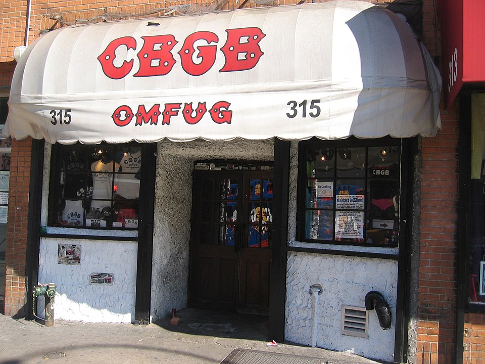 CBGB club facade