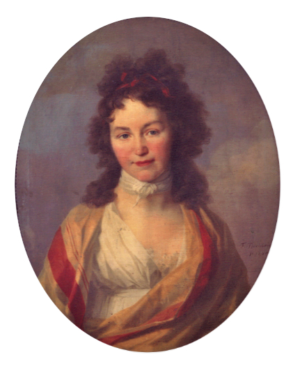 Caroline Schlegel, Porträt von Johann Friedrich August Tischbein, 1798