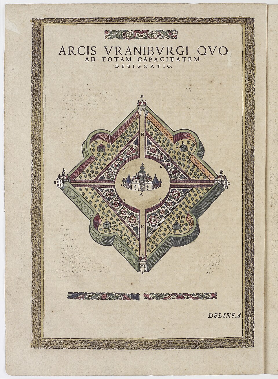 Brahe Uraniborg 1598