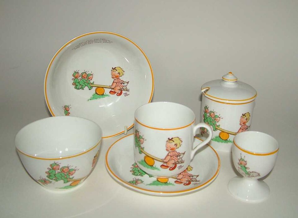 Mabel Lucie Attwell designed childrens ware