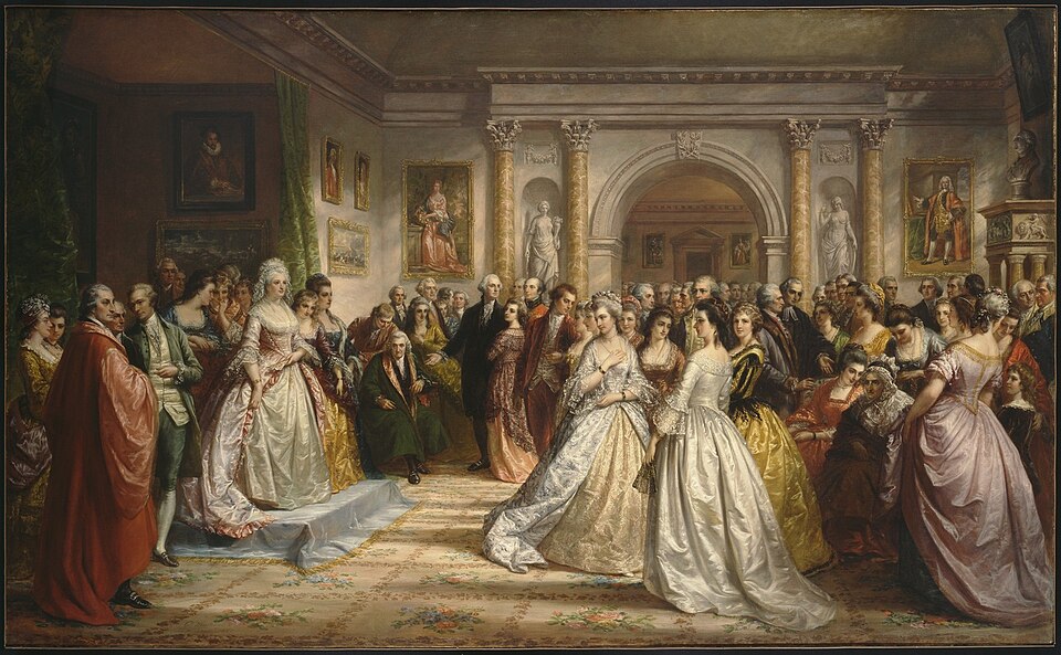 Brooklyn Museum - The Republican Court (Lady Washington's Reception Day) - Daniel Huntington - overall