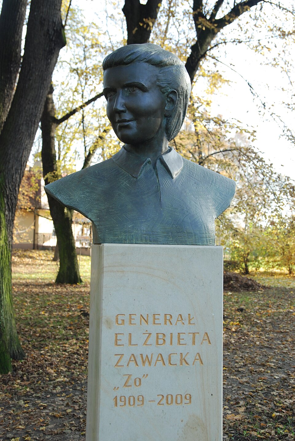 Elzbieta Zawacka pomnik park jordana krakow