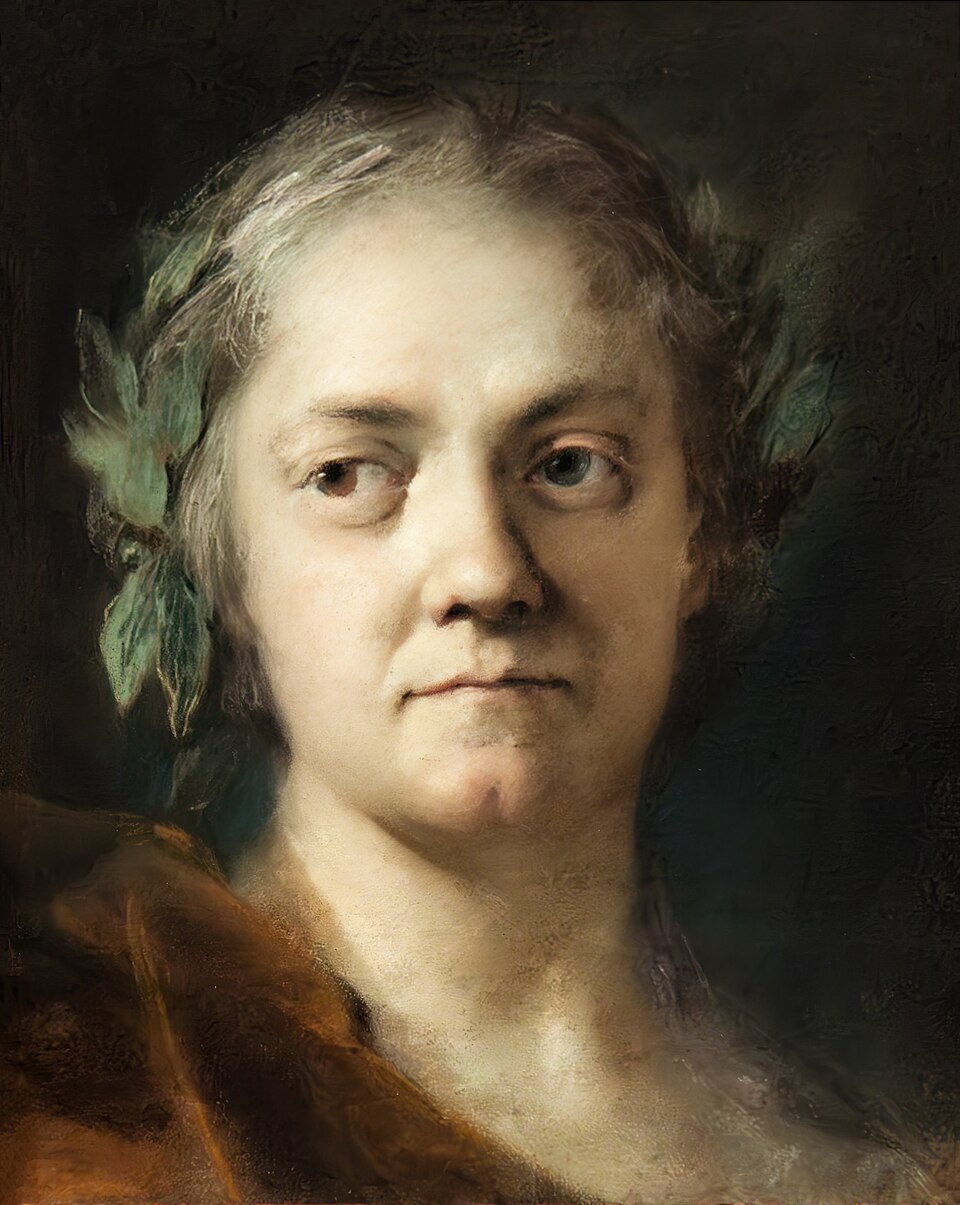 (Venice) Rosalba Carriera - Self-Portrait - Gallerie Accademia