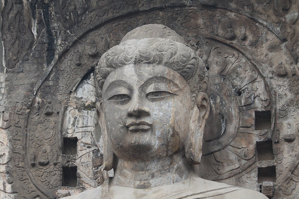 Ancient Buddhist Grottoes at Longmen- Fengxian Temple, Vairocana, Said to be Carved in Image of Wu Zetian
