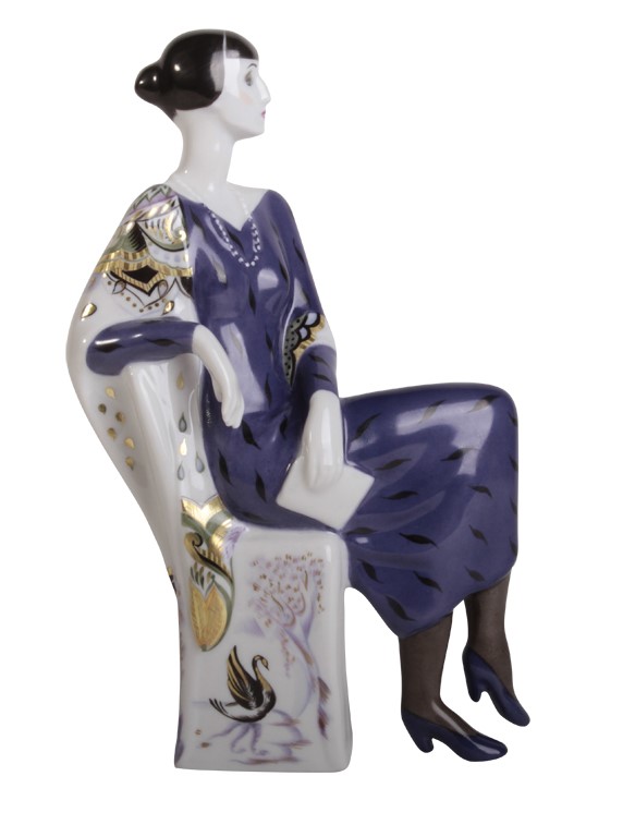 Anna Akhmatova. porcelain