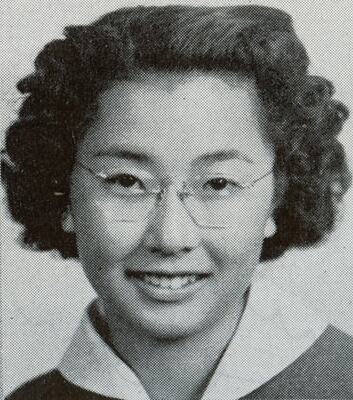 Yuri Kochiyama in San Pedro High School 1939 yearbook